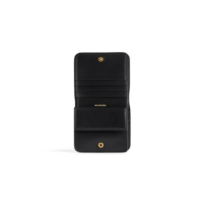 Balenciaga Card Holders Women Women039s Monaco Flap Coin And Card Holder In Black Black Balenciaga Card Holders Women Women039s Monaco Flap Coin And Card Holder In Black Black