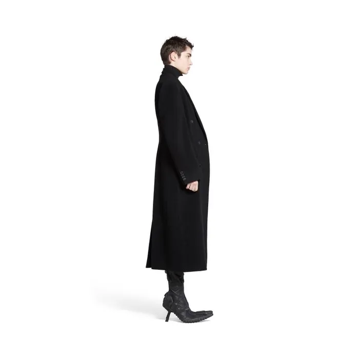 Balenciaga Coats and Jackets Women Women039s Cinched Coat In Black Black Balenciaga Coats and Jackets Women Women039s Cinched Coat In Black Black