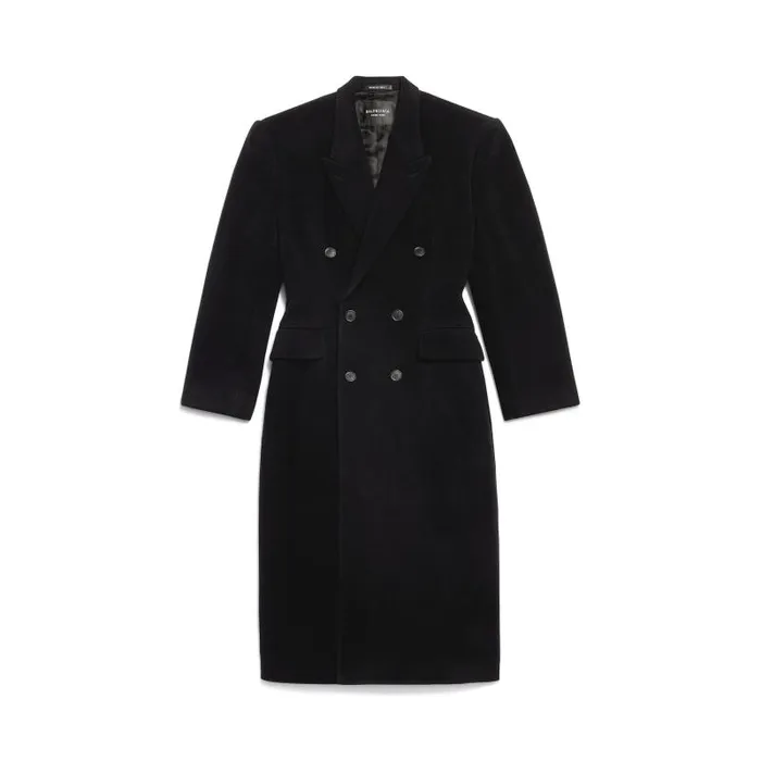 Balenciaga Coats and Jackets Women Women039s Cinched Coat In Black Black Balenciaga Coats and Jackets Women Women039s Cinched Coat In Black Black