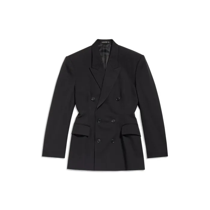 Balenciaga Coats and Jackets Women Women039s Cinched Jacket In Black Black