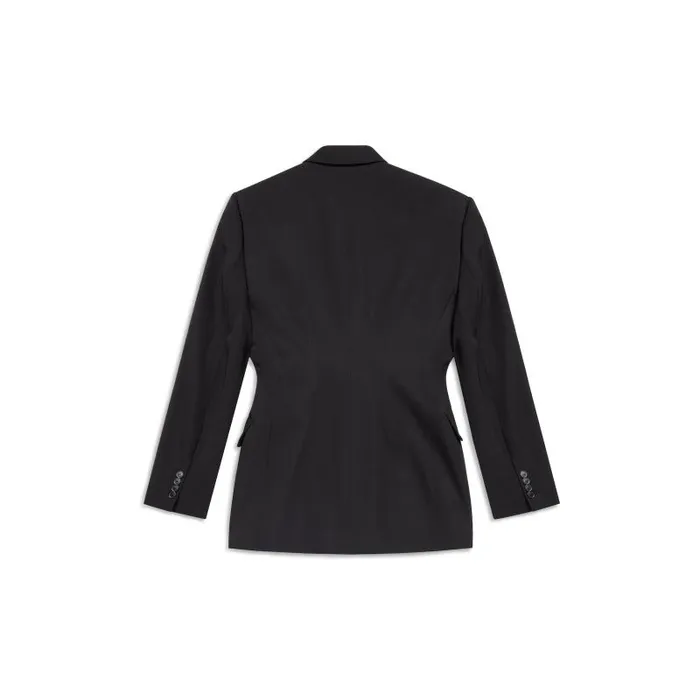 Balenciaga Coats and Jackets Women Women039s Cinched Jacket In Black Black Balenciaga Coats and Jackets Women Women039s Cinched Jacket In Black Black