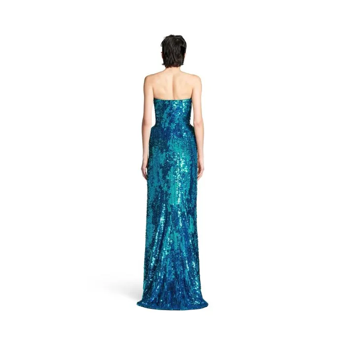 Balenciaga Dresses and Skirts Women Women039s Bustier Gown In Turquoise Turquoise Balenciaga Dresses and Skirts Women Women039s Bustier Gown In Turquoise Turquoise