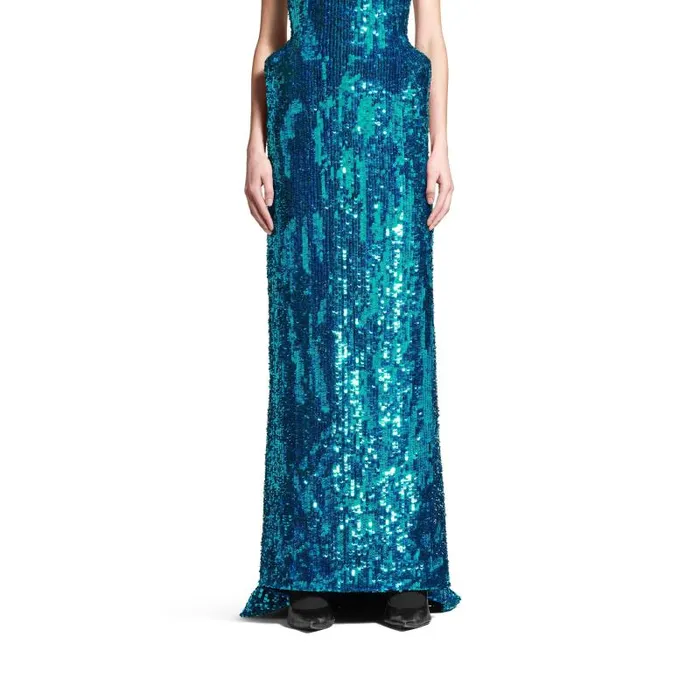 Balenciaga Dresses and Skirts Women Women039s Bustier Gown In Turquoise Turquoise Balenciaga Dresses and Skirts Women Women039s Bustier Gown In Turquoise Turquoise