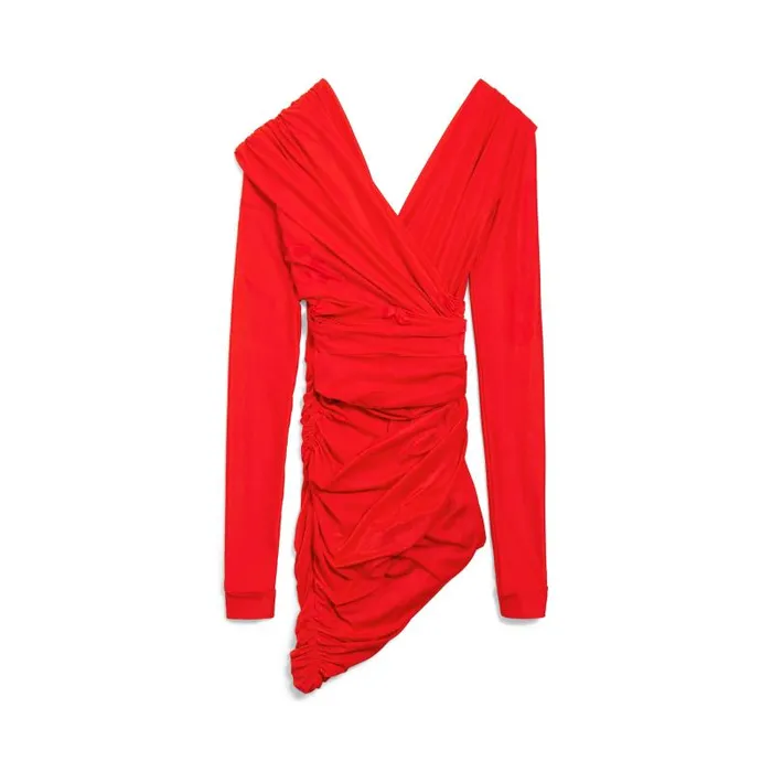 Balenciaga Dresses and Skirts Women Women039s Draped Dress In Red Red Balenciaga Dresses and Skirts Women Women039s Draped Dress In Red Red