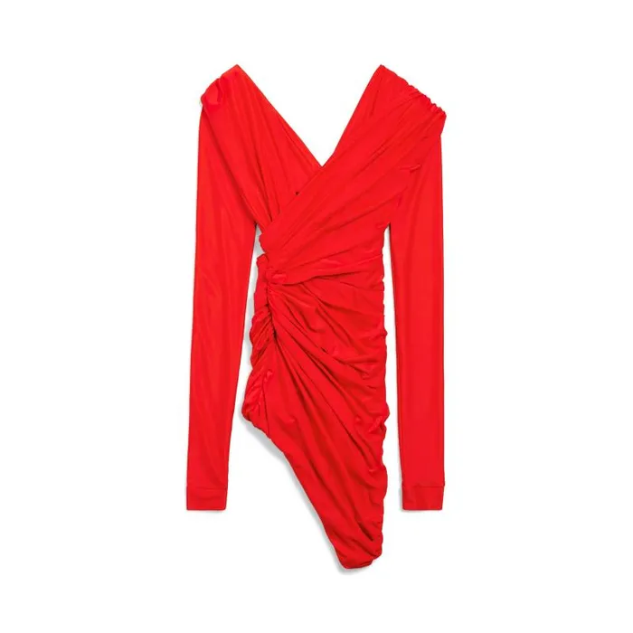 Balenciaga Dresses and Skirts Women Women039s Draped Dress In Red Red Balenciaga Dresses and Skirts Women Women039s Draped Dress In Red Red