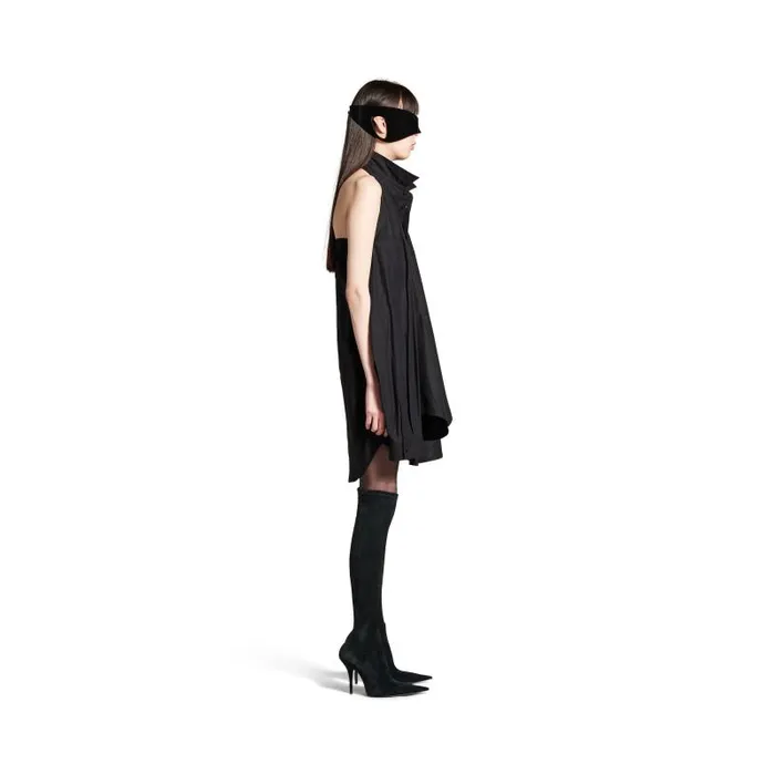 Balenciaga Dresses and Skirts Women Women039s Suspended Shirt Dress In Black Black Balenciaga Dresses and Skirts Women Women039s Suspended Shirt Dress In Black Black