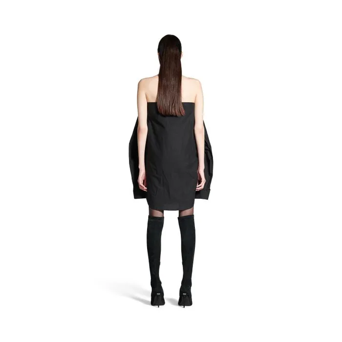 Balenciaga Dresses and Skirts Women Women039s Suspended Shirt Dress In Black Black Balenciaga Dresses and Skirts Women Women039s Suspended Shirt Dress In Black Black