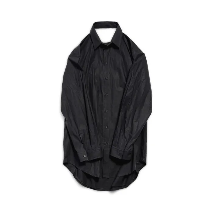 Balenciaga Dresses and Skirts Women Women039s Suspended Shirt Dress In Black Black Balenciaga Dresses and Skirts Women Women039s Suspended Shirt Dress In Black Black