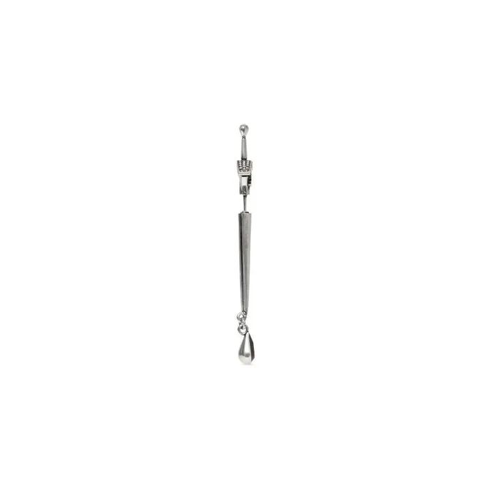 Balenciaga Jewelry WomenMen Goth Sword Earring In Silver Silver Balenciaga Jewelry WomenMen Goth Sword Earring In Silver Silver