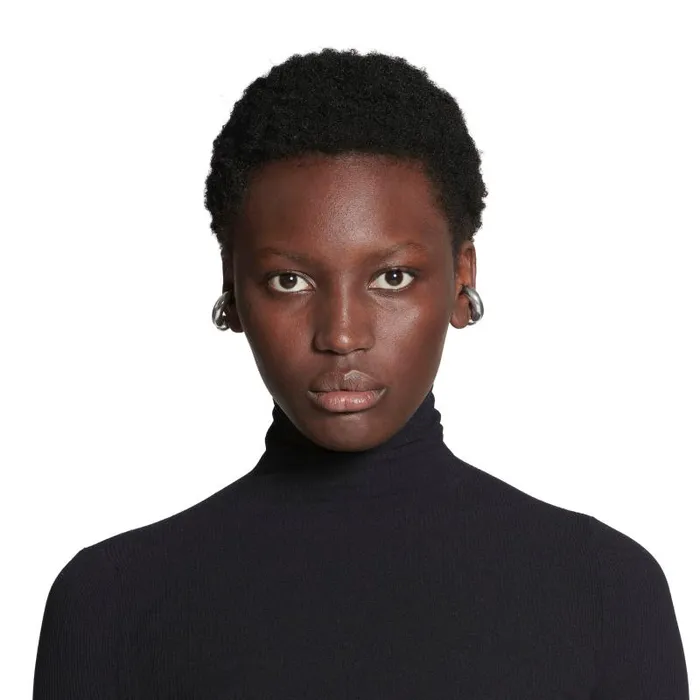 Balenciaga Jewelry WomenMen Mega Ear Cuff In Silver Silver Balenciaga Jewelry WomenMen Mega Ear Cuff In Silver Silver