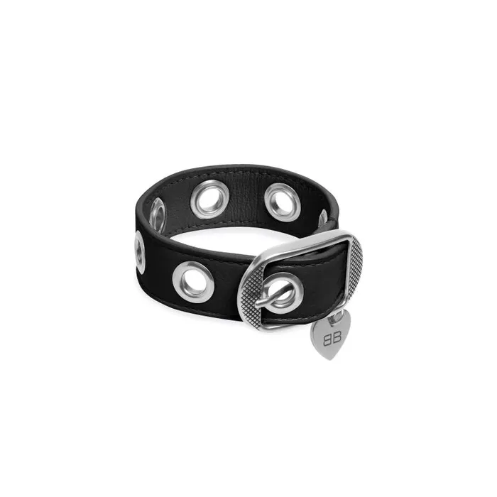 Balenciaga Jewelry Women Women039s Cagole Bracelet In Black Black Balenciaga Jewelry Women Women039s Cagole Bracelet In Black Black