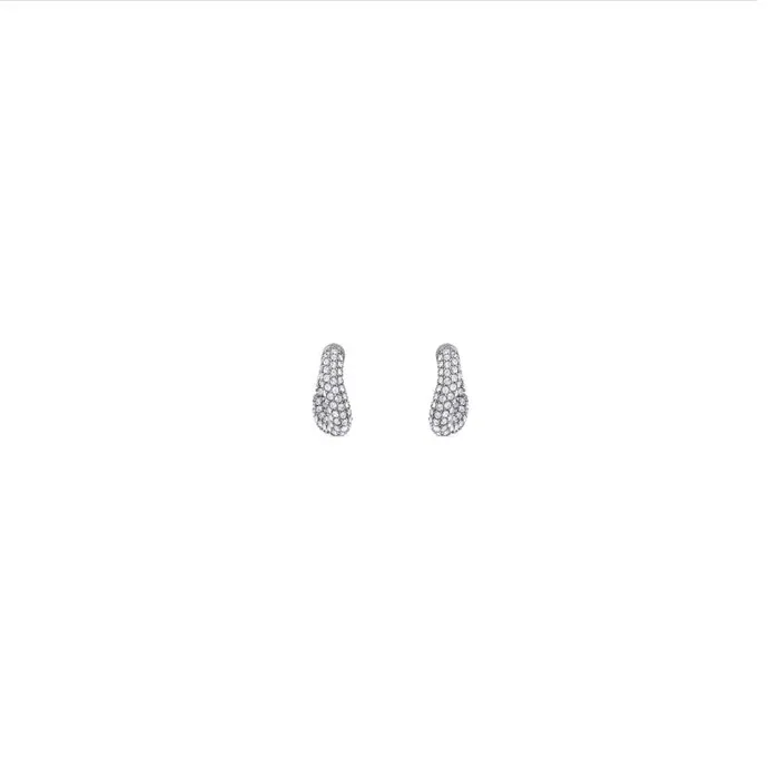 Balenciaga Jewelry Women Women039s Loop Xxs Earrings In Silver Silver Balenciaga Jewelry Women Women039s Loop Xxs Earrings In Silver Silver