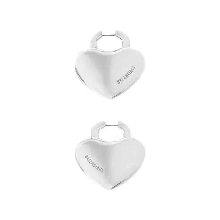 Balenciaga Jewelry Women Women039s Minnie Xl Earrings In Silver Silver Balenciaga Jewelry Women Women039s Minnie Xl Earrings In Silver Silver