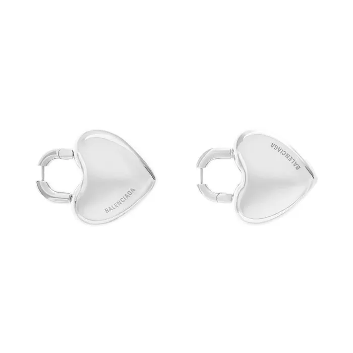 Balenciaga Jewelry Women Women039s Minnie Xl Earrings In Silver Silver Balenciaga Jewelry Women Women039s Minnie Xl Earrings In Silver Silver