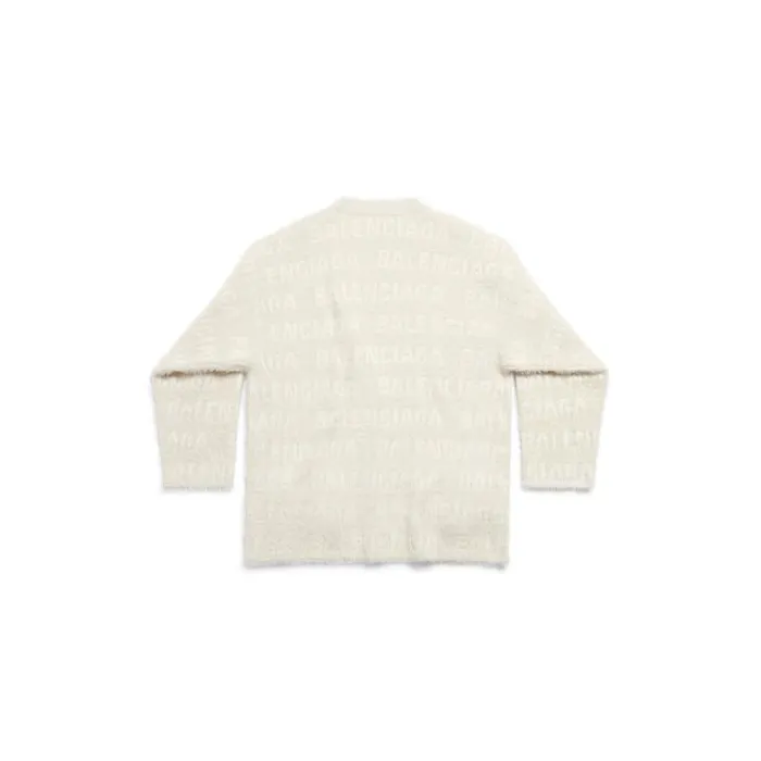 Balenciaga Knitwear Women Women039s Allover Furry Cardigan In Light Beige Light Beige Balenciaga Knitwear Women Women039s Allover Furry Cardigan In Light Beige Light Beige