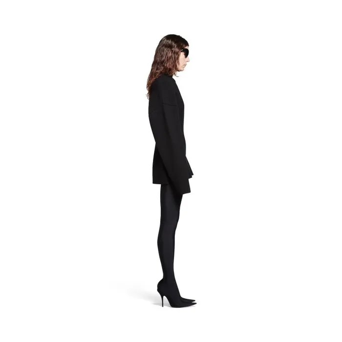 Balenciaga Knitwear Women Women039s Hourglass Turtleneck Sweater In Black Black Balenciaga Knitwear Women Women039s Hourglass Turtleneck Sweater In Black Black