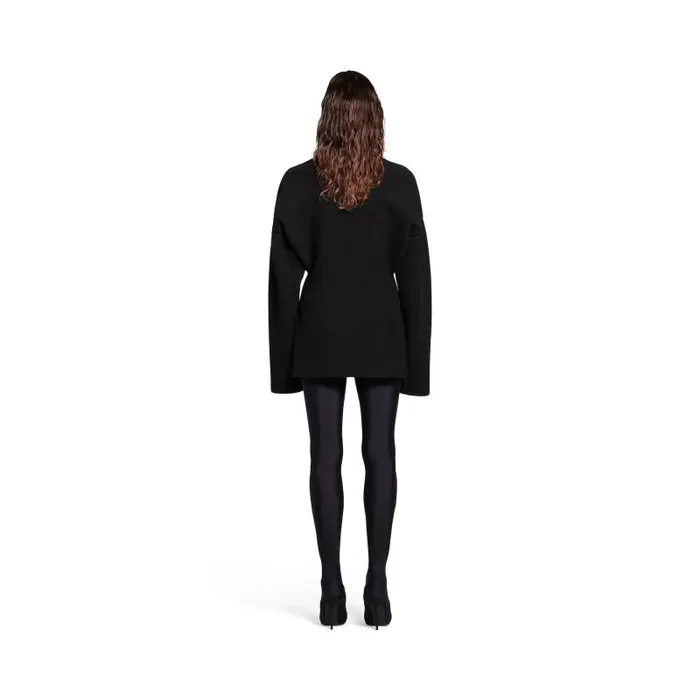 Balenciaga Knitwear Women Women039s Hourglass Turtleneck Sweater In Black Black Balenciaga Knitwear Women Women039s Hourglass Turtleneck Sweater In Black Black