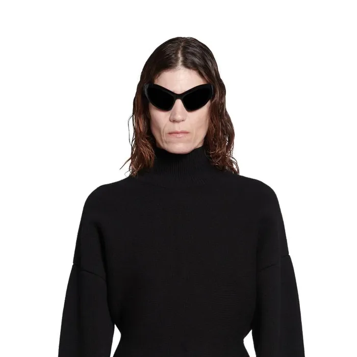 Balenciaga Knitwear Women Women039s Hourglass Turtleneck Sweater In Black Black Balenciaga Knitwear Women Women039s Hourglass Turtleneck Sweater In Black Black