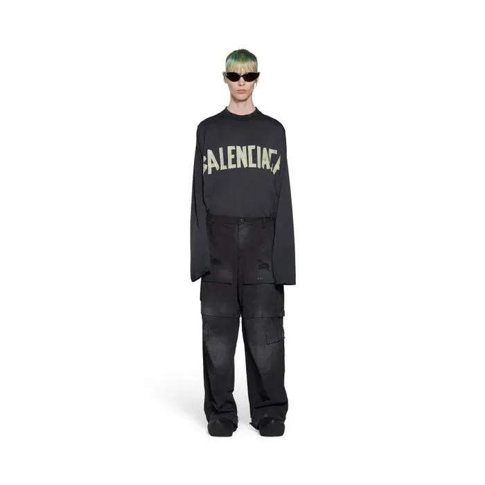 Balenciaga Pants Men Men039s Large Cargo Pants In Black Black