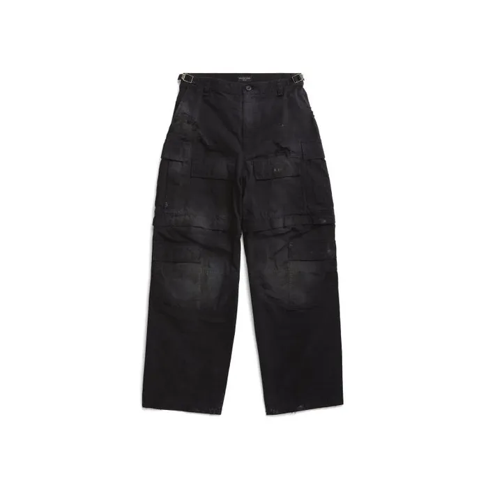 Balenciaga Pants Men Men039s Large Cargo Pants In Black Black Balenciaga Pants Men Men039s Large Cargo Pants In Black Black