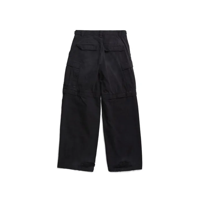 Balenciaga Pants Men Men039s Large Cargo Pants In Black Black Balenciaga Pants Men Men039s Large Cargo Pants In Black Black