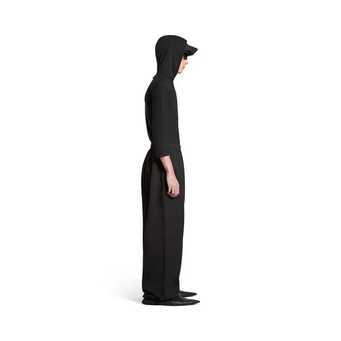 Balenciaga Pants WomenMen Large Pyjama Pants In Black Black Balenciaga Pants WomenMen Large Pyjama Pants In Black Black
