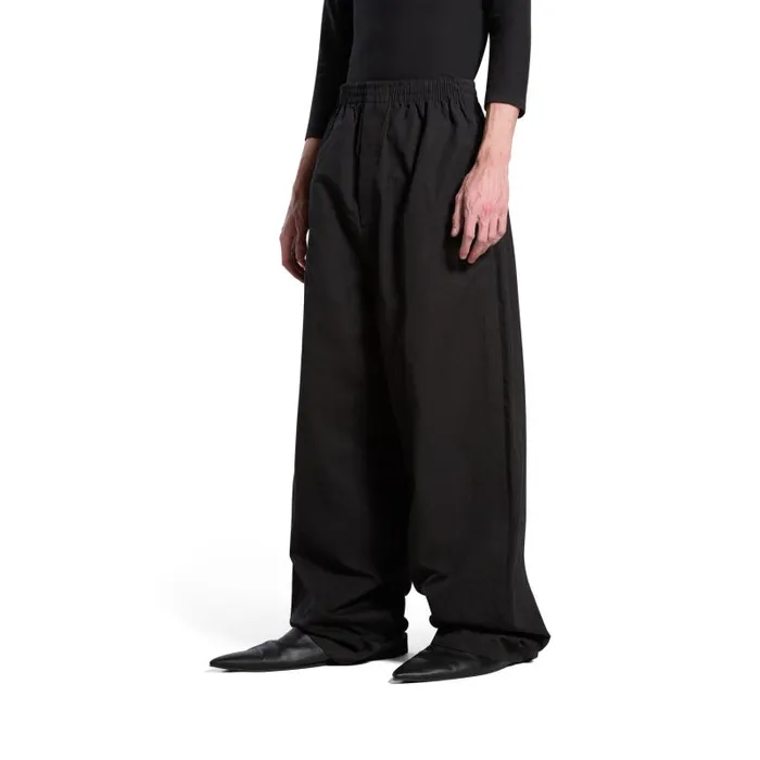 Balenciaga Pants WomenMen Large Pyjama Pants In Black Black Balenciaga Pants WomenMen Large Pyjama Pants In Black Black