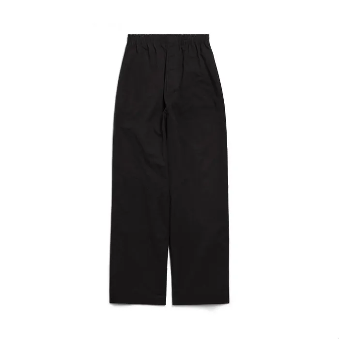 Balenciaga Pants WomenMen Large Pyjama Pants In Black Black Balenciaga Pants WomenMen Large Pyjama Pants In Black Black