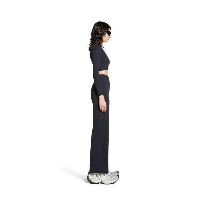 Balenciaga Pants Women Women039s Activewear Flared Slim Pants In Black Black Balenciaga Pants Women Women039s Activewear Flared Slim Pants In Black Black