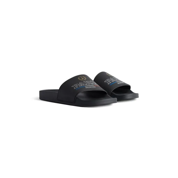 Balenciaga Sandals and Mules Men Men039s Pool Slide Sandal In Black Black
