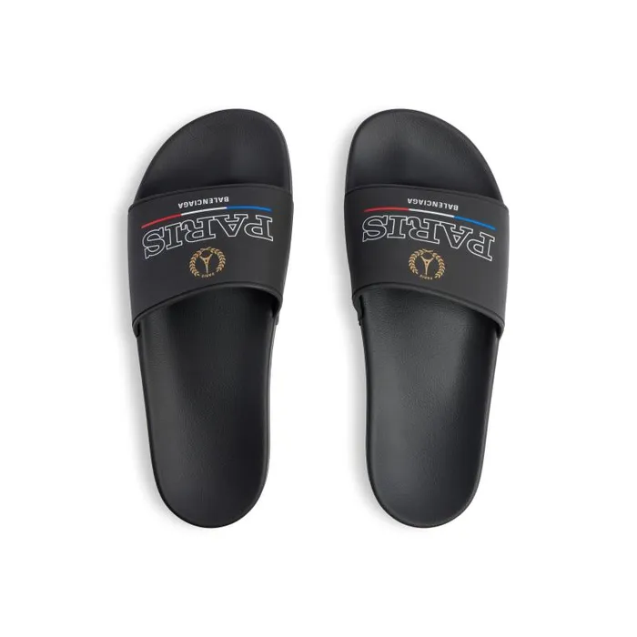 Balenciaga Sandals and Mules Men Men039s Pool Slide Sandal In Black Black