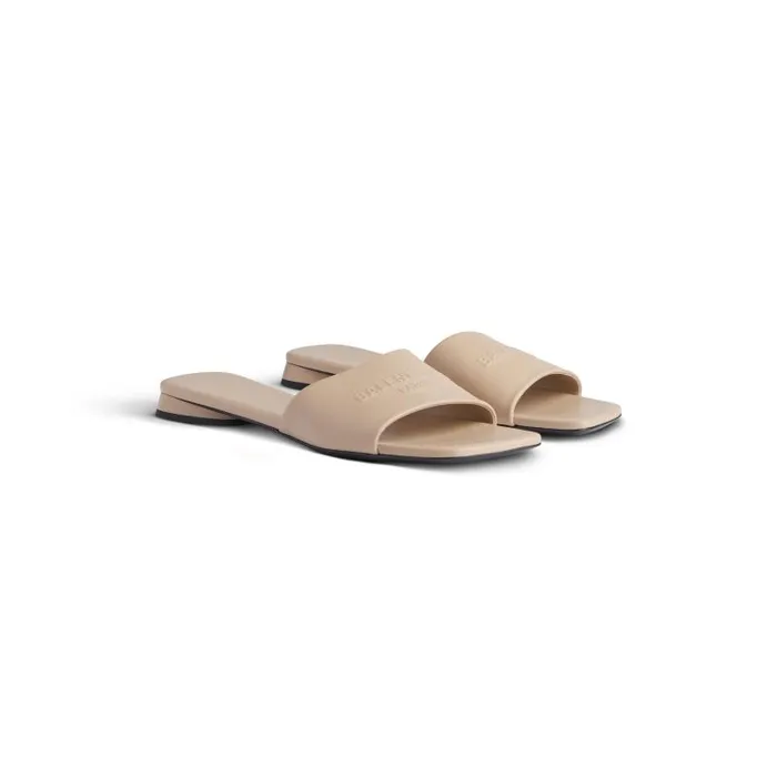 Balenciaga Sandals and Mules Women Women039s Duty Free Flat Sandal In Beige Beige Balenciaga Sandals and Mules Women Women039s Duty Free Flat Sandal In Beige Beige