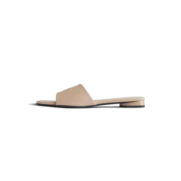 Balenciaga Sandals and Mules Women Women039s Duty Free Flat Sandal In Beige Beige Balenciaga Sandals and Mules Women Women039s Duty Free Flat Sandal In Beige Beige