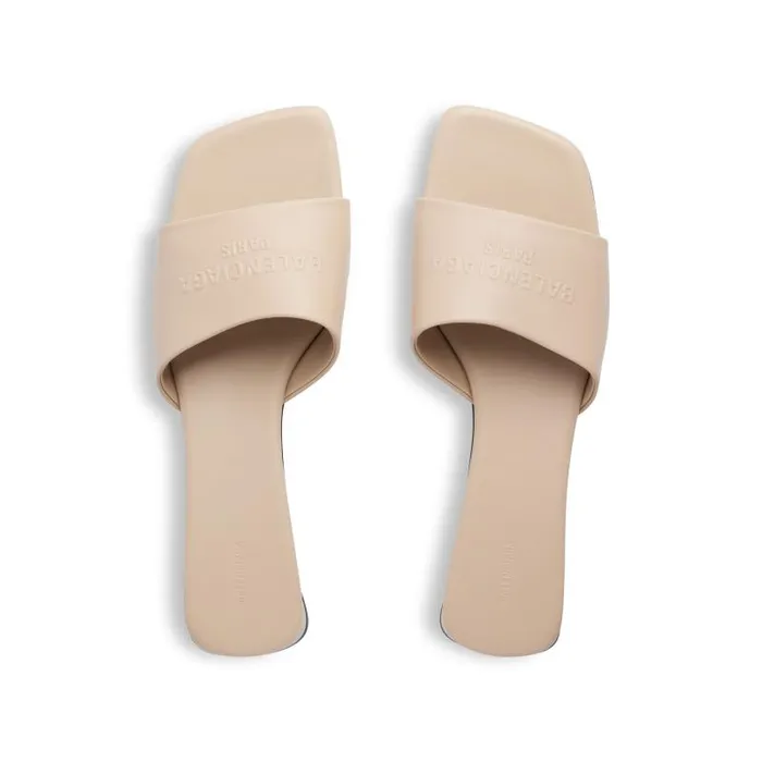 Balenciaga Sandals and Mules Women Women039s Duty Free Flat Sandal In Beige Beige Balenciaga Sandals and Mules Women Women039s Duty Free Flat Sandal In Beige Beige