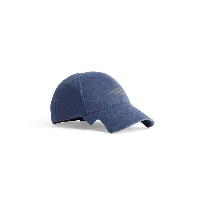 Balenciaga Scarves and Caps WomenMen 3b Stencil Cap In Blue Blue Balenciaga Scarves and Caps WomenMen 3b Stencil Cap In Blue Blue