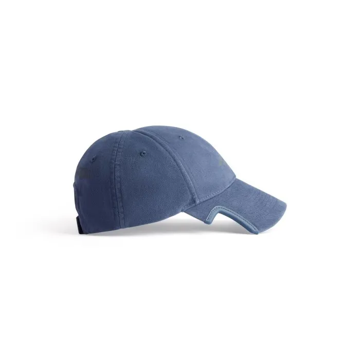 Balenciaga Scarves and Caps WomenMen 3b Stencil Cap In Blue Blue Balenciaga Scarves and Caps WomenMen 3b Stencil Cap In Blue Blue