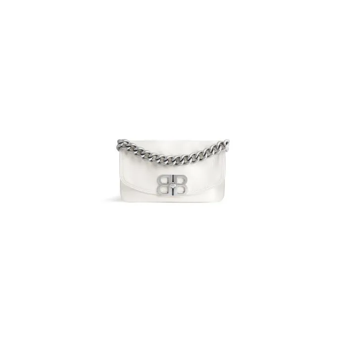 Balenciaga Shoulder Bags Women Women039s Bb Soft Small Flap Bag In Optic White Optic White