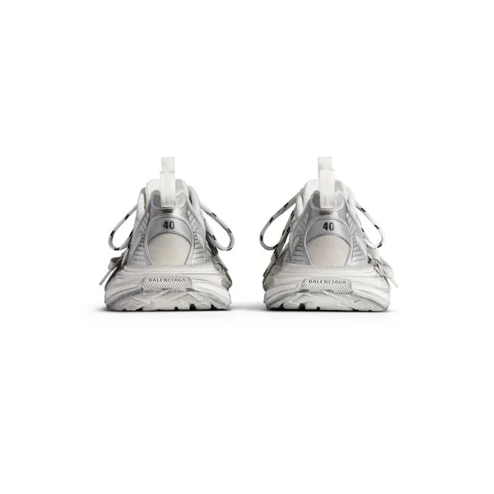 Balenciaga Sneakers Men Men039s 3xl Summer Mesh Sneaker In Whitesilver Whitesilver Balenciaga Sneakers Men Men039s 3xl Summer Mesh Sneaker In Whitesilver Whitesilver
