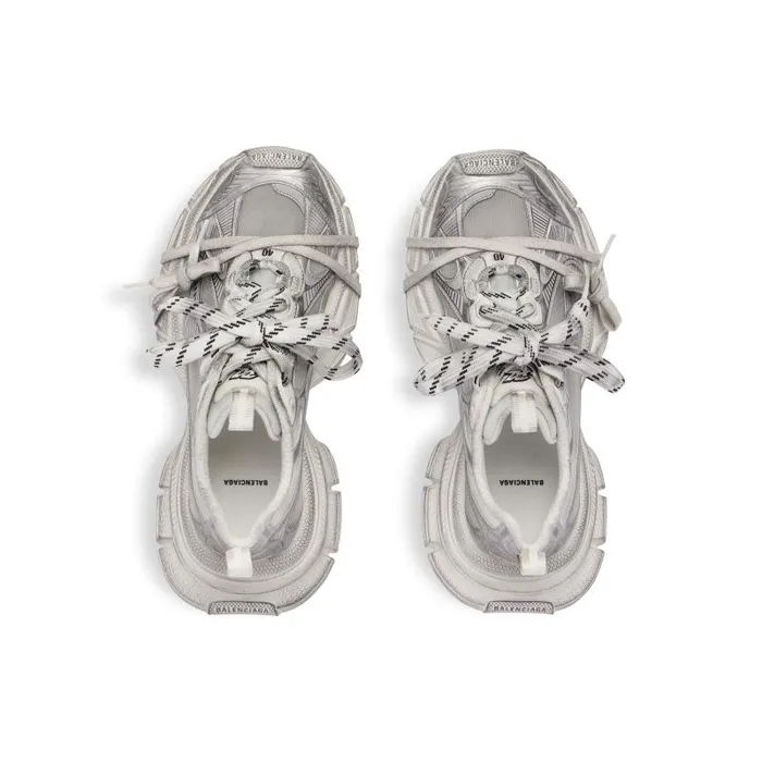 Balenciaga Sneakers Men Men039s 3xl Summer Mesh Sneaker In Whitesilver Whitesilver Balenciaga Sneakers Men Men039s 3xl Summer Mesh Sneaker In Whitesilver Whitesilver