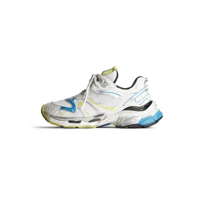 Balenciaga Sneakers Men Men039s Runner 20 Sneaker In Whiteyellowblue Whiteyellowblue Balenciaga Sneakers Men Men039s Runner 20 Sneaker In Whiteyellowblue Whiteyellowblue