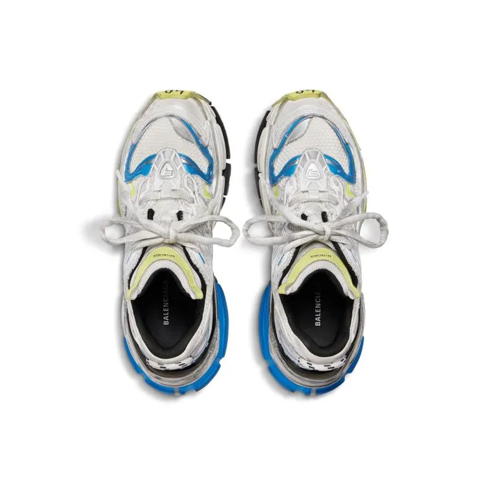 Balenciaga Sneakers Men Men039s Runner 20 Sneaker In Whiteyellowblue Whiteyellowblue Balenciaga Sneakers Men Men039s Runner 20 Sneaker In Whiteyellowblue Whiteyellowblue
