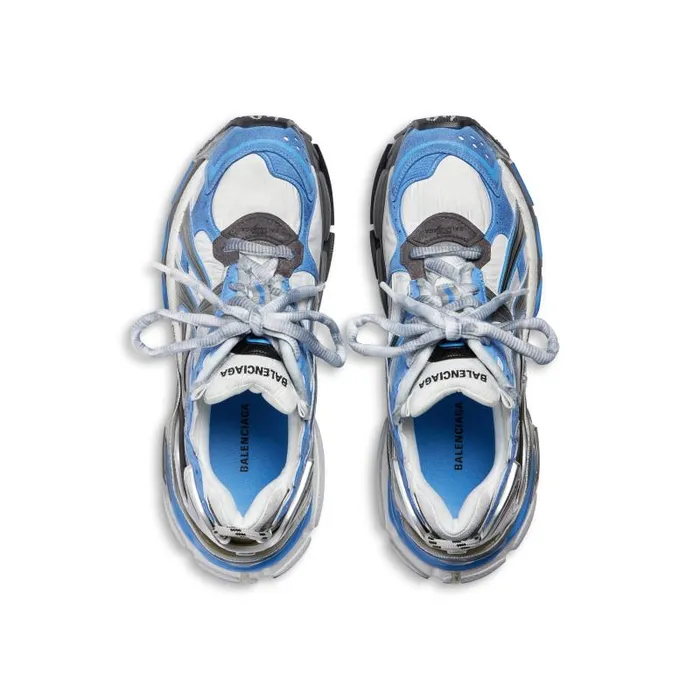 Balenciaga Sneakers Men Men039s Runner Sneaker In Bluewhitegrey Bluewhitegrey Balenciaga Sneakers Men Men039s Runner Sneaker In Bluewhitegrey Bluewhitegrey