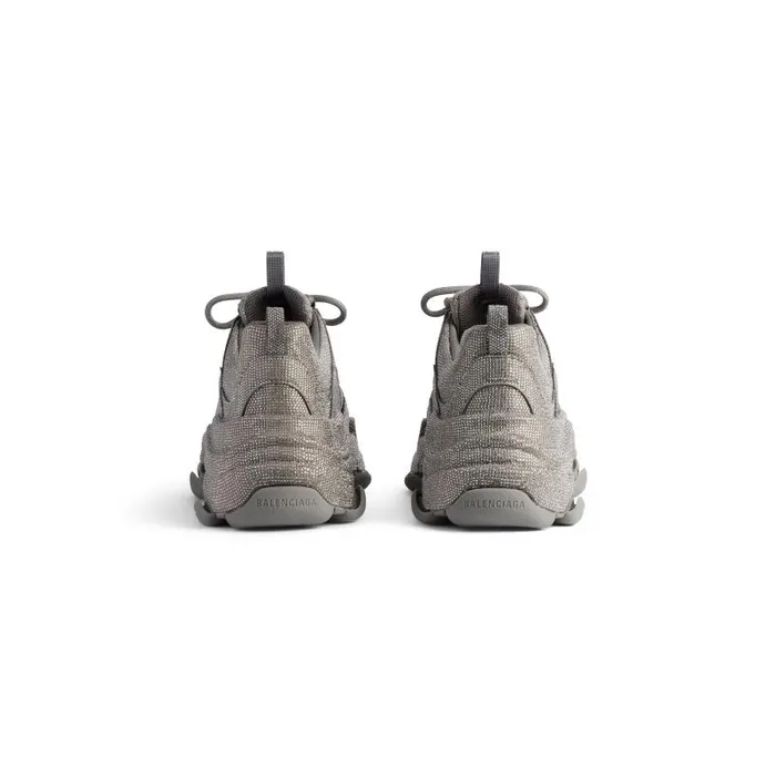 Balenciaga Sneakers Men Men039s Triple S Sneaker With Rhinestones In Dark Grey Dark Grey Balenciaga Sneakers Men Men039s Triple S Sneaker With Rhinestones In Dark Grey Dark Grey