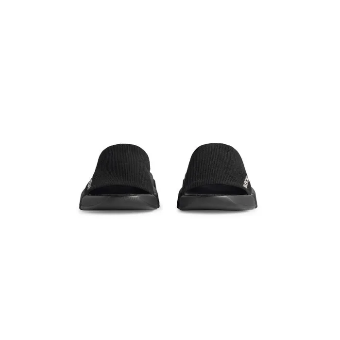 Balenciaga Sneakers Women Women039s Speed 20 Recycled Knit Slide Sandal In Black Black Balenciaga Sneakers Women Women039s Speed 20 Recycled Knit Slide Sandal In Black Black