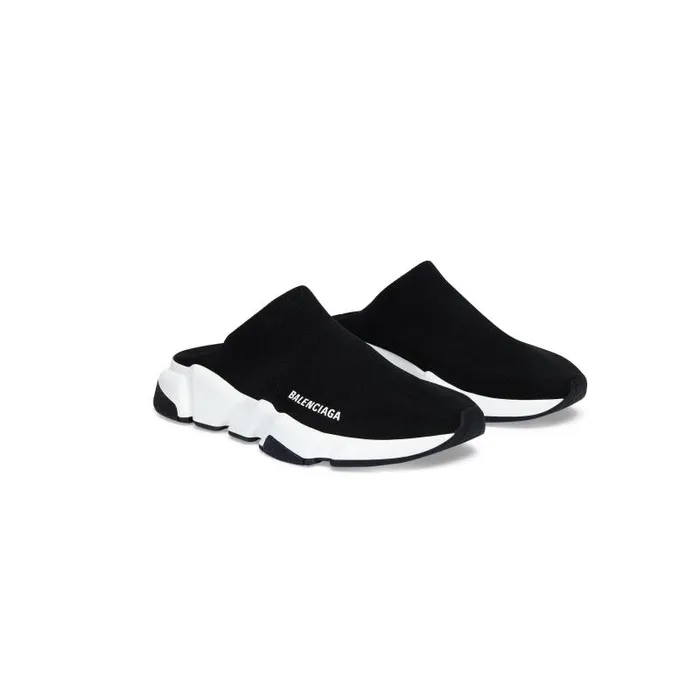 Balenciaga Sneakers Women Women039s Speed Recycled Knit Mule In Black Black Balenciaga Sneakers Women Women039s Speed Recycled Knit Mule In Black Black