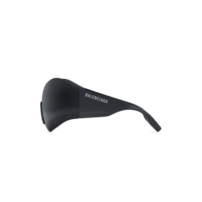 Balenciaga Sunglasses WomenMen Mask Butterfly Sunglasses In Black Black Balenciaga Sunglasses WomenMen Mask Butterfly Sunglasses In Black Black