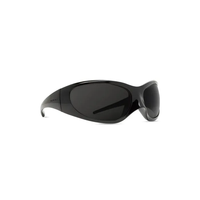 Balenciaga Sunglasses WomenMen Skin Xxl Cat Sunglasses In Black Black Balenciaga Sunglasses WomenMen Skin Xxl Cat Sunglasses In Black Black