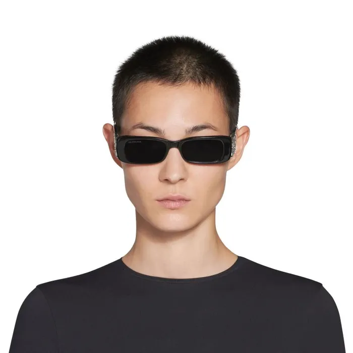 Balenciaga Sunglasses Women Women039s Dynasty Rectangle Sunglasses In Black Black Balenciaga Sunglasses Women Women039s Dynasty Rectangle Sunglasses In Black Black