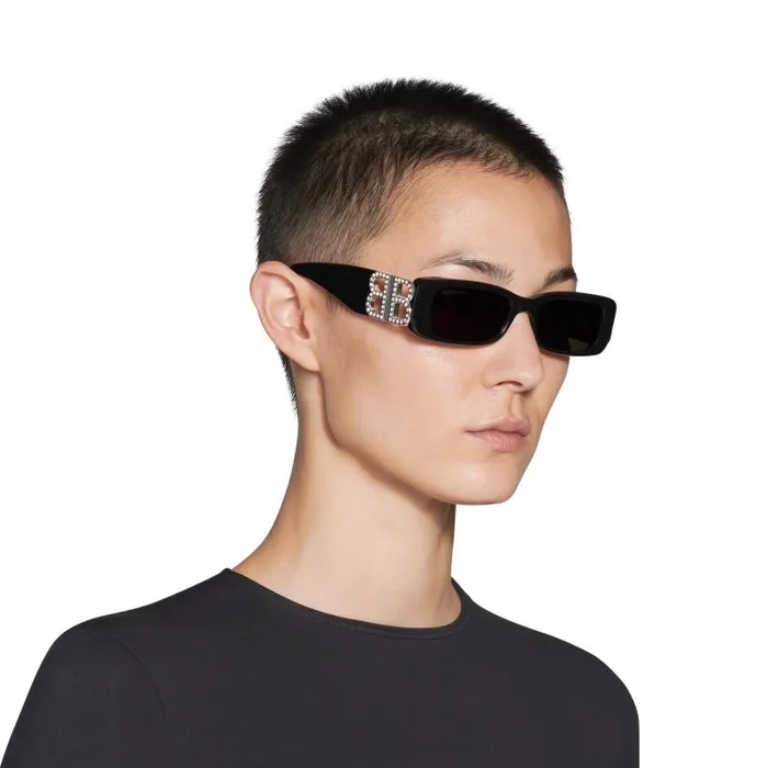 Balenciaga Sunglasses Women Women039s Dynasty Rectangle Sunglasses In Black Black Balenciaga Sunglasses Women Women039s Dynasty Rectangle Sunglasses In Black Black