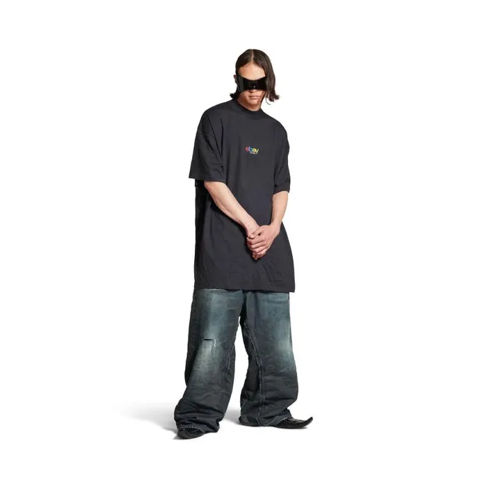 Balenciaga Tshirts Men Men039s Ebay Tshirt Oversized In Black Black